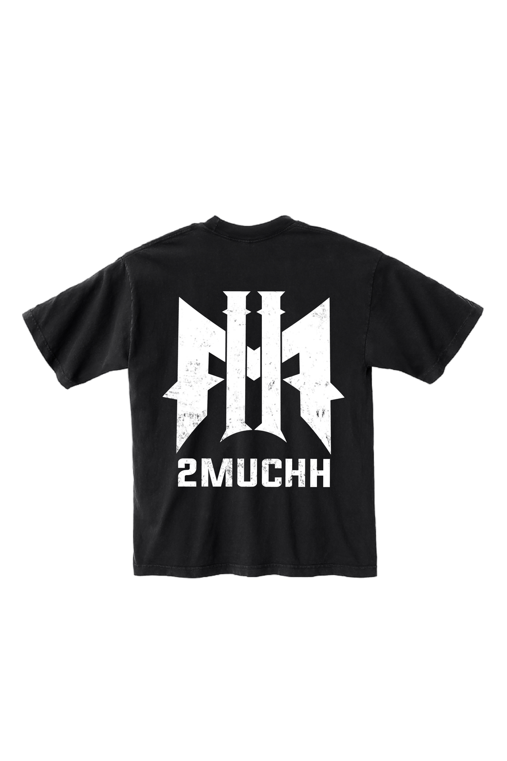 2MUCHH "RELENTLESS" BLACK TEE
